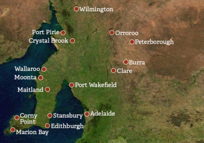 Mid North and Yorke Map
