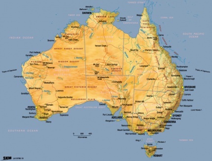 australia topographic map 960